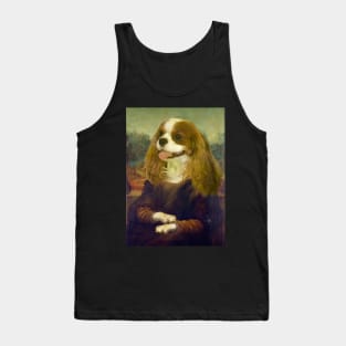 Mona Lisa Cavalier King Charles Spaniel Tank Top